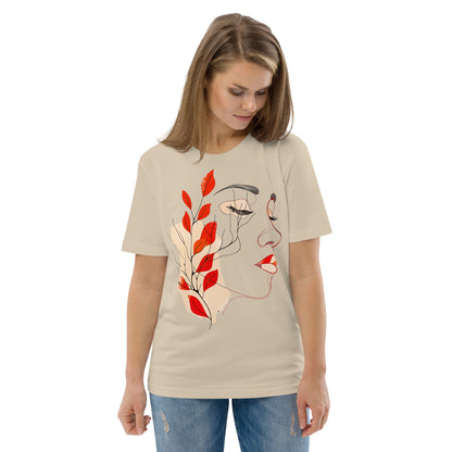 Women's T-shirt, Organic Cotton T-shirt, Custom Made, Eco-Friendly Tee