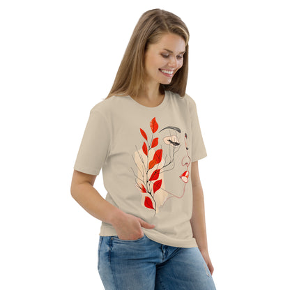 Women's T-shirt, Organic Cotton T-shirt, Custom Made, Eco-Friendly Tee