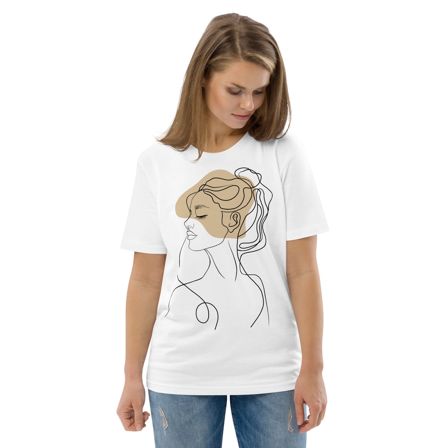 Women's T-shirt, Organic Cotton T-shirt, Custom Made, Eco-Friendly Tee, Women's T-shirts, womens-organic-cotton-t-shirt