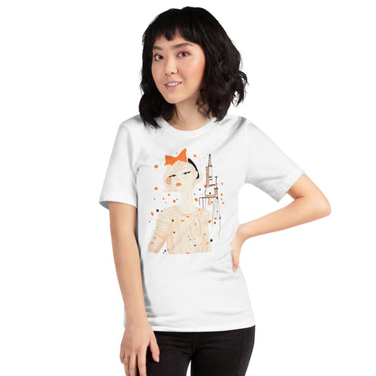  Women's T-shirt, Organic Cotton T-shirt, Custom Made, Eco-Friendly Tee, Women's T-shirts, womens-t-shirt