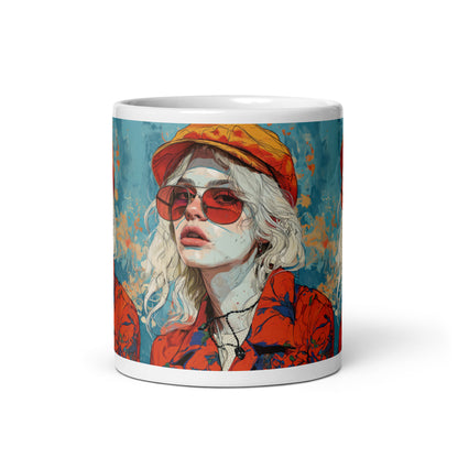 Printed glossy mug