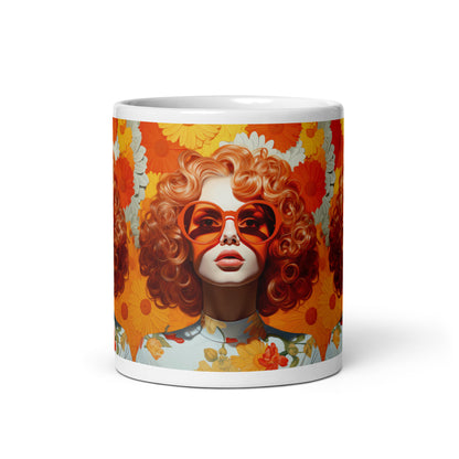 Printed glossy mug