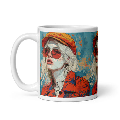 Printed glossy mug