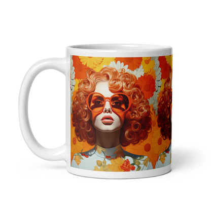 Printed glossy mug