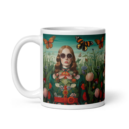 Printed glossy mug