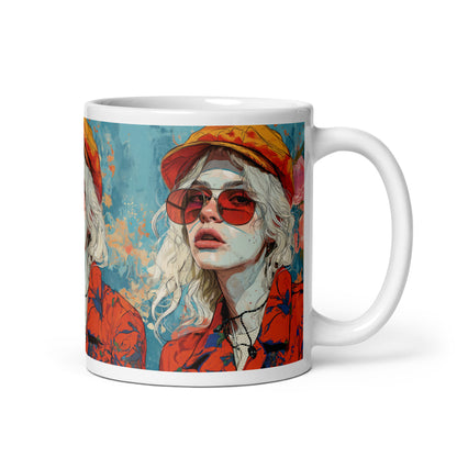 Printed glossy mug