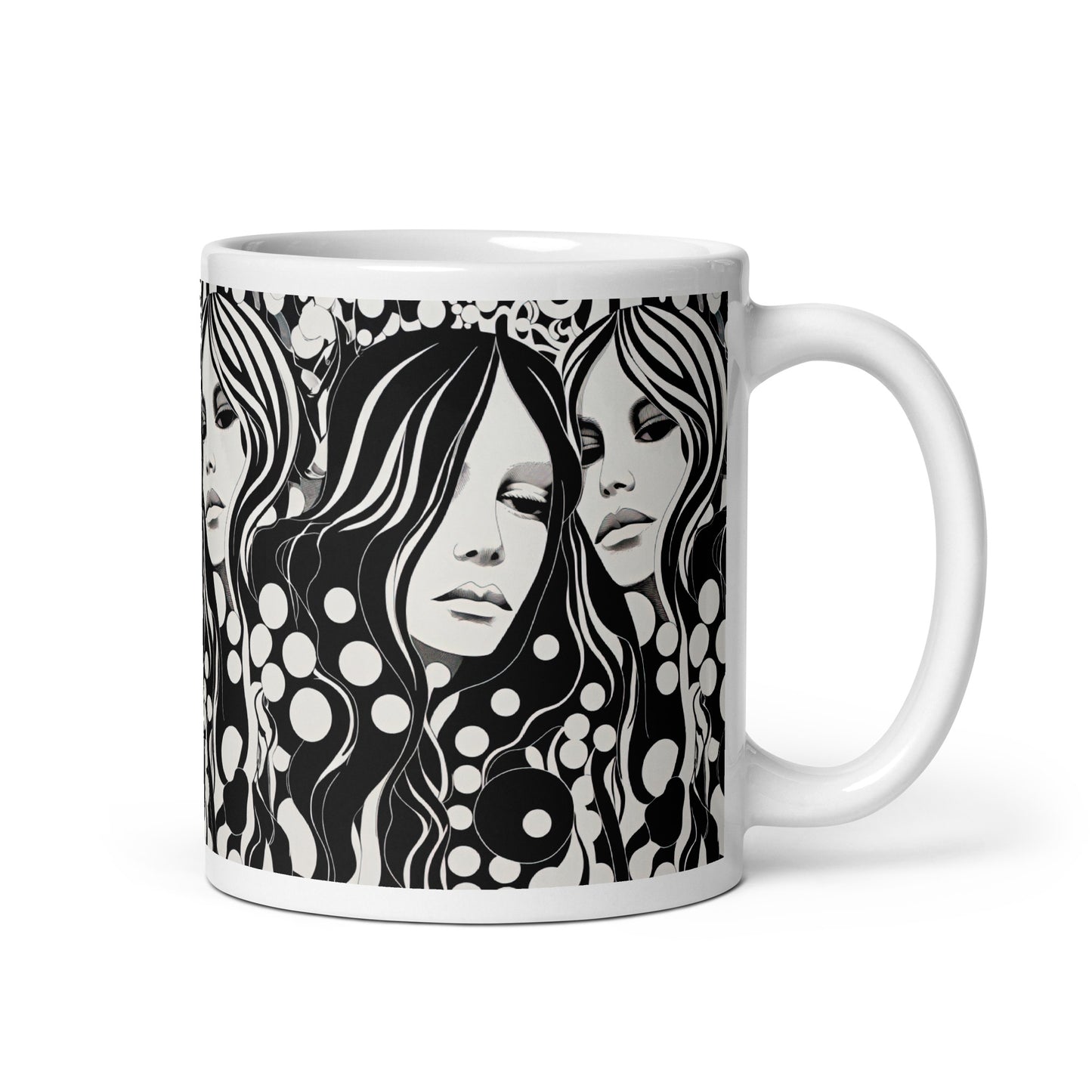 Printed glossy mug