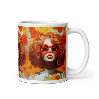 Printed glossy mug